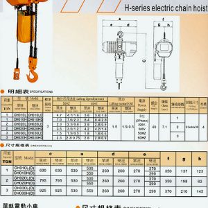 Palang điện xích ITS