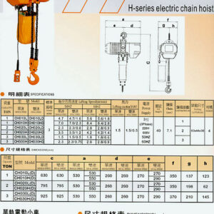 Palang điện xích ITS
