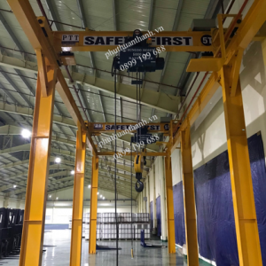 Cầu trục hệ khung - 2 dầm chạy chung