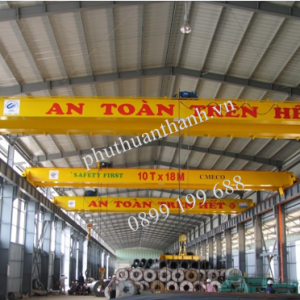 Cầu trục dầm đôi 5T-10T-15T chạy chung
